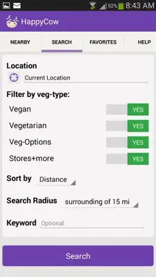 HappyCow Free android App screenshot 9