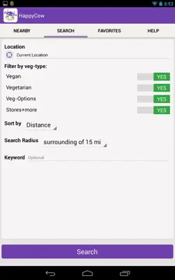 HappyCow Free android App screenshot 3